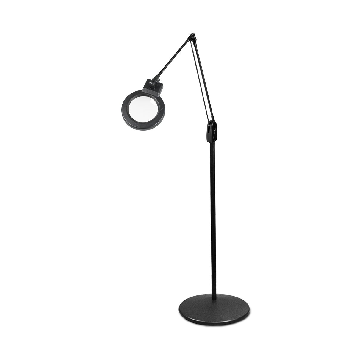 Dazor Round Magnifying Floor Lamp LED 5-Diopter