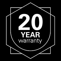 20 YEAR WARRANTY