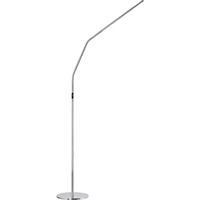Slimline 4™ Brushed Steel Floor Lamp