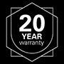 20 YEAR WARRANTY