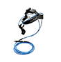headlamp with cables